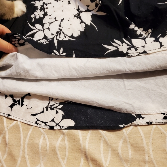 George Size 10 Black and White Floral Skirt - Picture 5 of 6